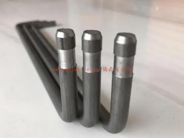 Servo chamfering machine for spring machine